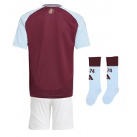 Dječji Nogometni Dres Aston Villa Domaci 2024-25 Kratak Rukav (+ Kratke hlače)